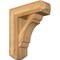 Ekena Millwork Olympic Craftsman Rough Sawn Bracket w/ Offset Brace, Western Red Cedar, 8"W x 24"D x 28"H BKT0806X24X28OLY04RWR - alternate 1